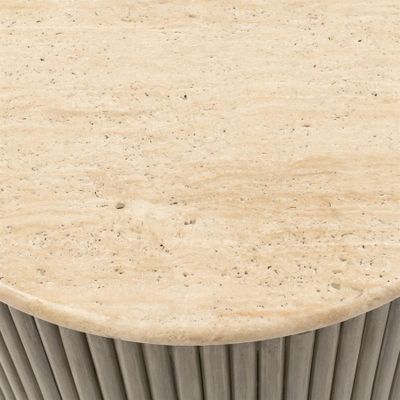 Riviera Maison Villanova soffbord 60 cm beige
