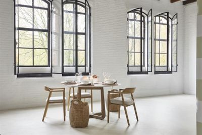 Riviera Maison Casone matbord 140 cm benvit