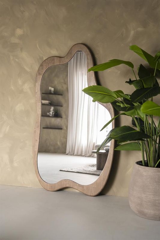 By Boo Golvspegel Laban XL Natur