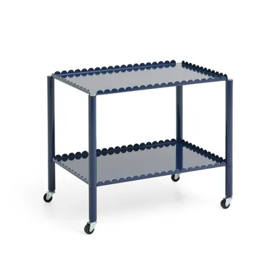 HAY Arcs Trolley Low serveringsvagn Steel blue