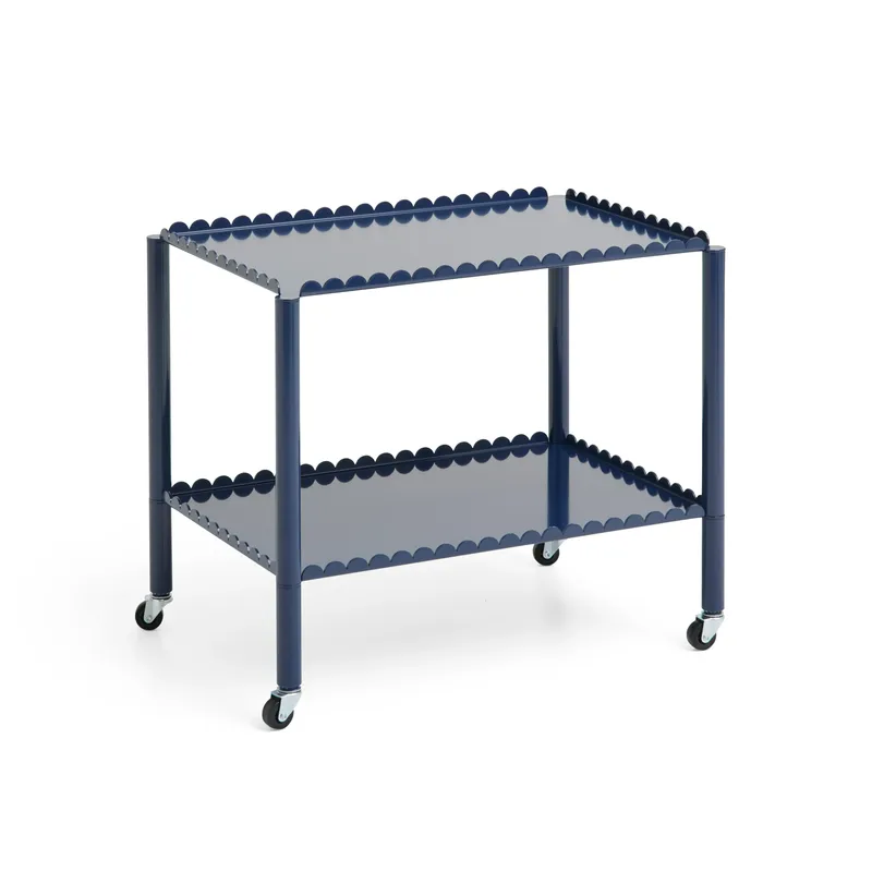 HAY Arcs Trolley Low serveringsvagn Steel blue