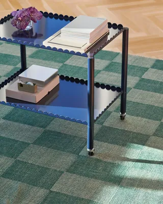 HAY Arcs Trolley Low serveringsvagn Steel blue