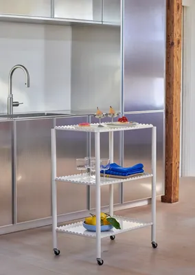 HAY Arcs Trolley High serveringsvagn Eggshell
