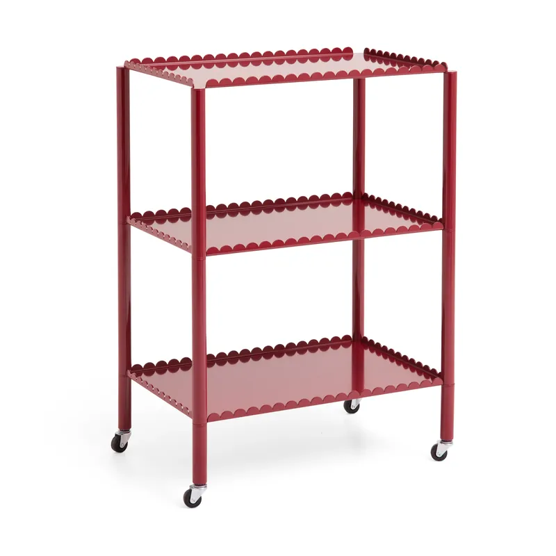 HAY Arcs Trolley High serveringsvagn Auburn red