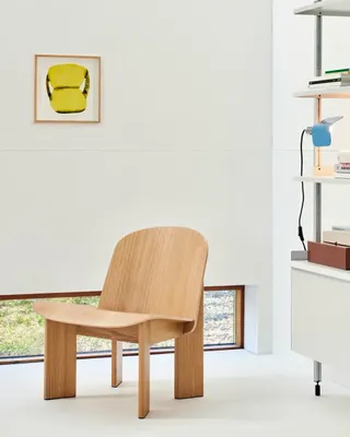 HAY Chisel 85 fåtölj Lacquered oak