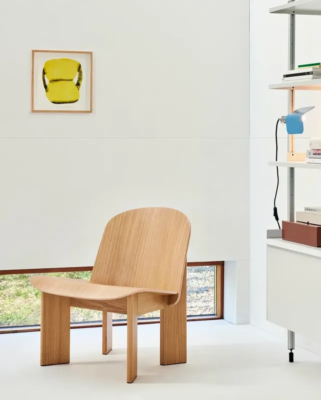 HAY Chisel 85 fåtölj Lacquered oak