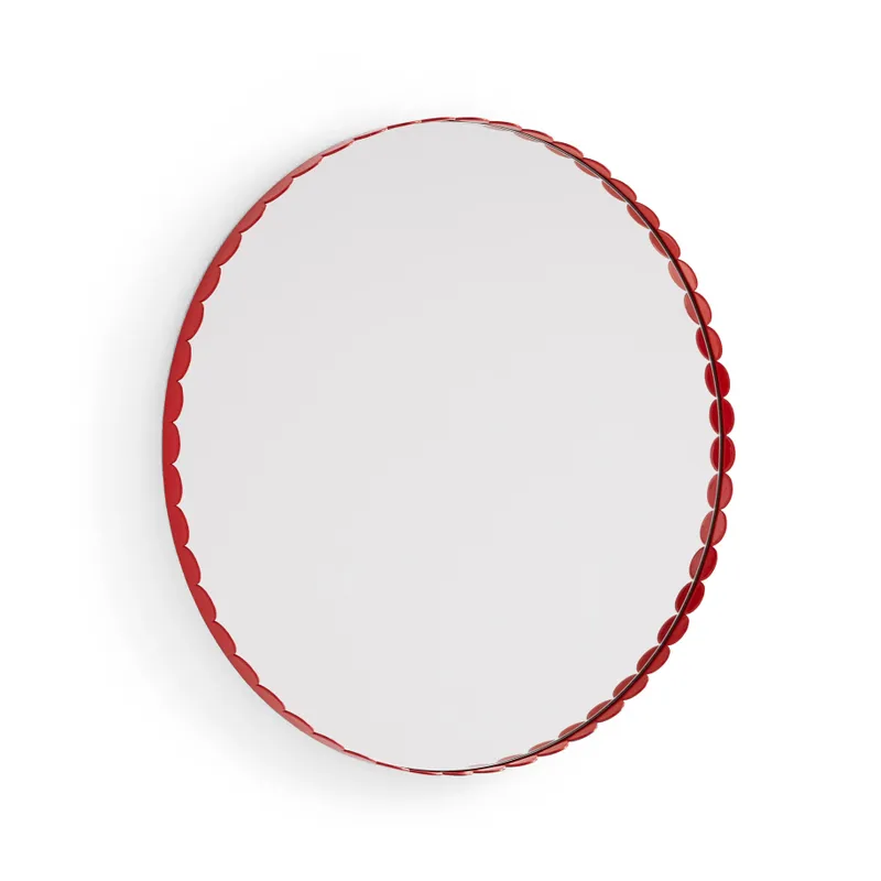 HAY Arcs Mirror spegel Red, rund