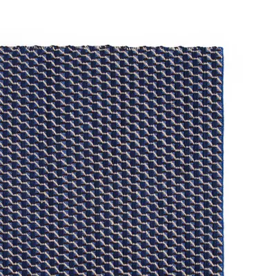 HAY Channel matta Blue/White, 170x240 cm