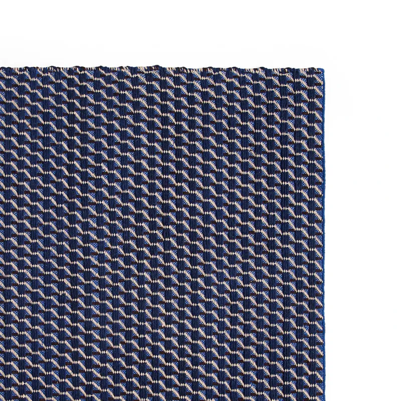HAY Channel matta Blue/White, 170x240 cm