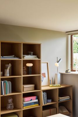 Hübsch Disco Hylla Liten Natur 80x30xh95cm