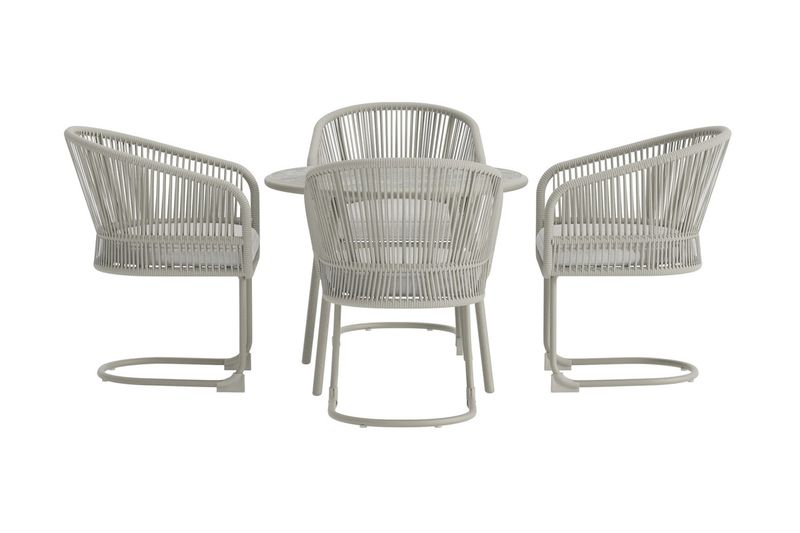 Venture Home Tilos Matgrupp Ljusgrå