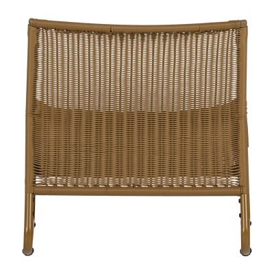 WOOOD WEST Trädgårdsloungestol Honungsgul