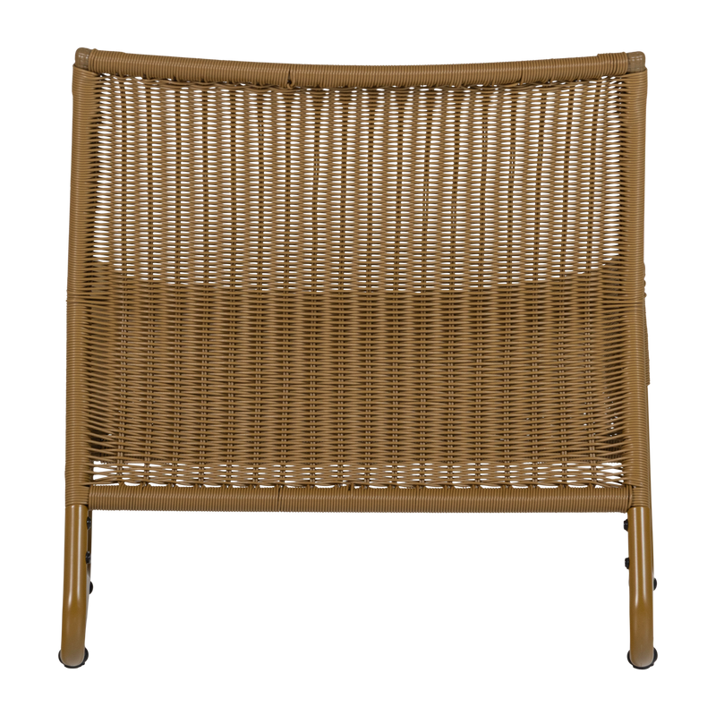 WOOOD WEST Trädgårdsloungestol Honungsgul