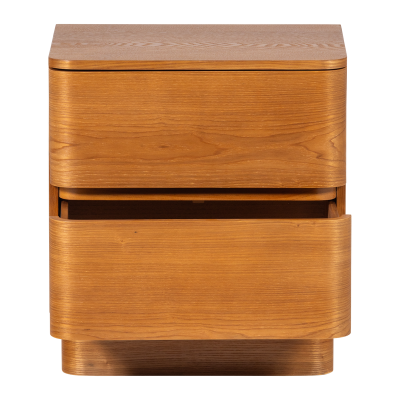 WOOOD Fejo Byrå/Nattduksbord 2 Lådor MDF Brun