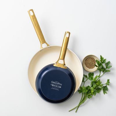 GreenPan Padova Oxford-blå, Stekpanneset, 20 cm & 26 cm