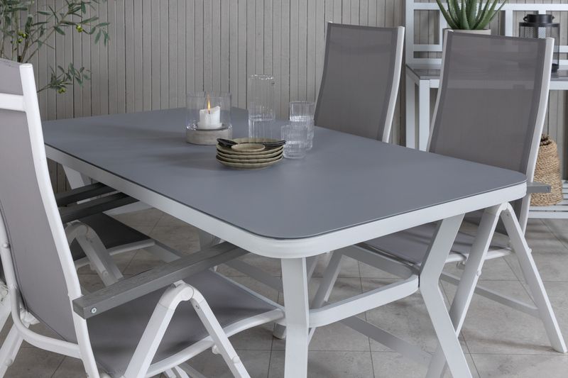 Venture Home Virya, Albany Matgrupp Grå Vit