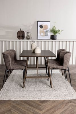 Venture Home Matgrupp Kaseindon med Stolar Modesto