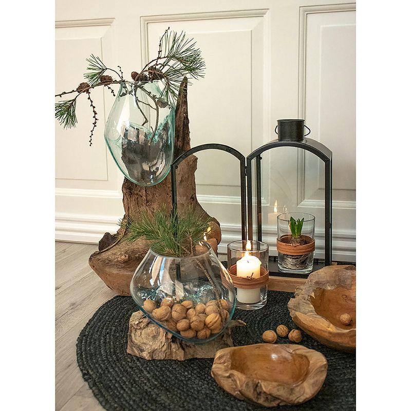 House Nordic San Marino Waterdrop – Teak och Glas