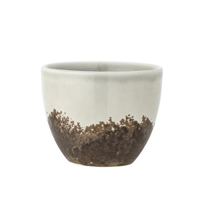 Bloomingville Paula Kopp, Brun, Stengods 8 cm 6-pack