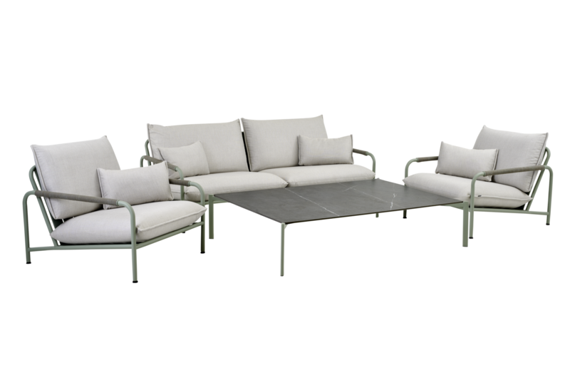 Brafab Hallavara Soffbord 162x112 cm Grön