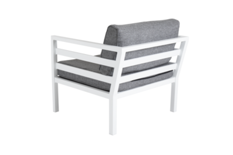 Brafab Weldon Fåtölj Vit/Grå