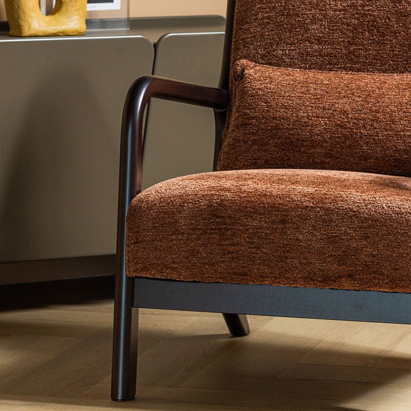 WOOOD Mark Fåtölj Chenille Brun