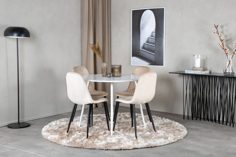 Venture Home Matgrupp Plaza med stolarna Polar