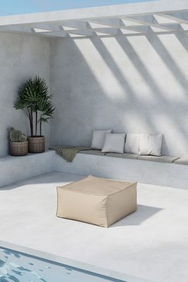 Venture Home Rambo Ottoman i Beige Olefin