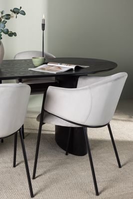 Venture Home Matgrupp Isolde med Stolar Evelina