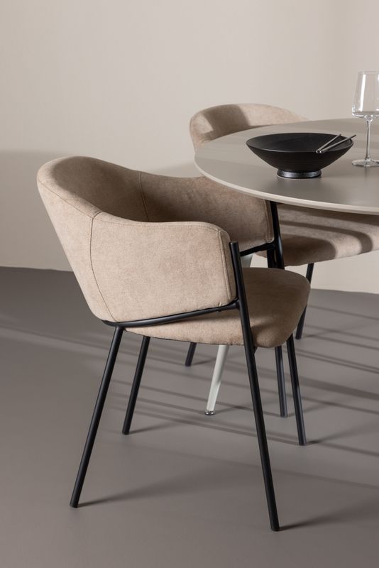 Venture Home Plaza Matbord med Evelina Matstol