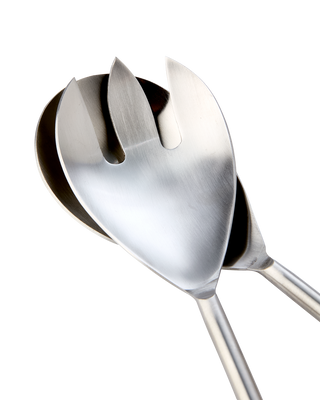 Affari of Sweden NICO Salladsbestick 30 cm, Natur/silverfärgad