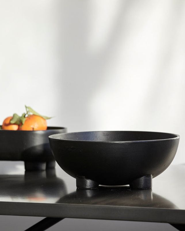 Nordal ASPO Skål, Svart, Rund