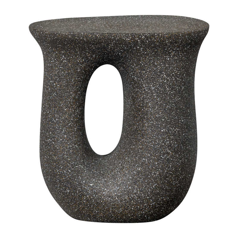 WOOOD Moson Sidobord med Svarta Stänk 2 st