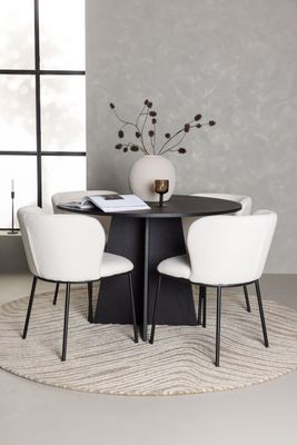 Venture Home Matgrupp Bootcut med Stolarna Edina