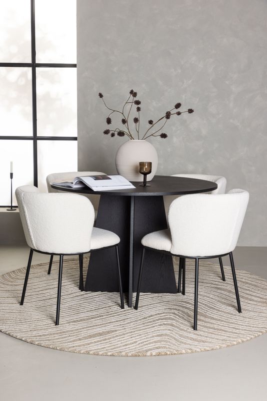 Venture Home Matgrupp Bootcut med Stolarna Edina