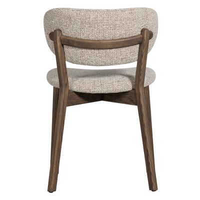 WOOOD Udar Matstol Mörkbrun med Träram 2 st