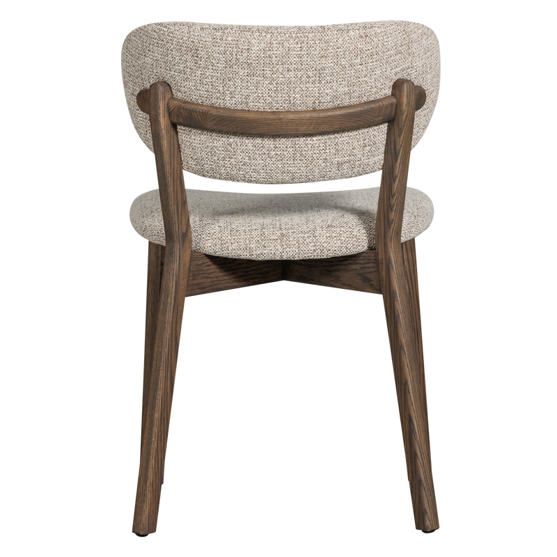 WOOOD Udar Matstol Mörkbrun med Träram 2 st