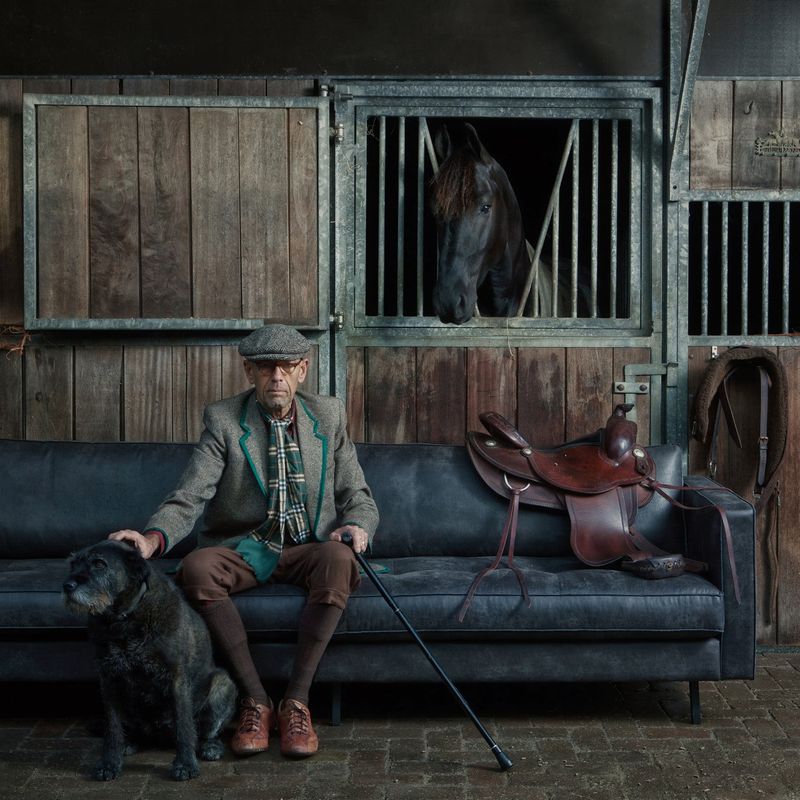 WOOOD Rodeo Classic Soffa 3-sits Eco Läder Svart