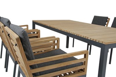 Brafab Zalongo matbord 100x200 cm natur/grå