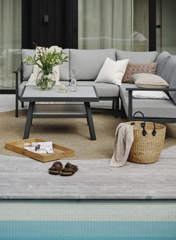 Brafab Samvaro Höger+Vänster Avslut 2-Sits Antracit