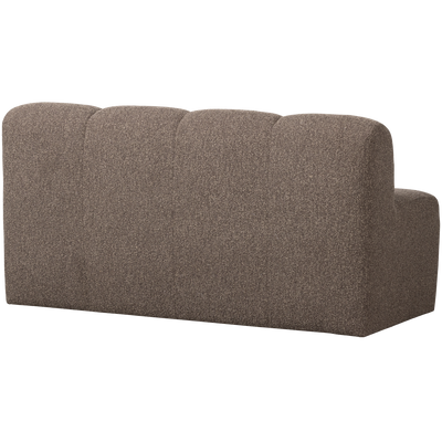 WOOOD Mojo Matbänk 164 cm med Ryggstöd i Brun Boucle