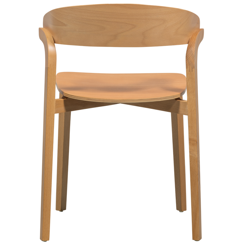 WOOOD Cras Matstol i Askfaner Natur 2 st