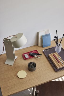 Hübsch Crea Bordslampa Sand LED