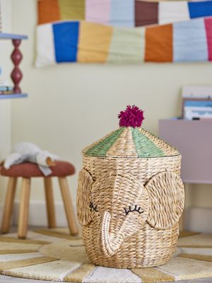 Bloomingville Bobo korg med lock, natur, vattenhyacint