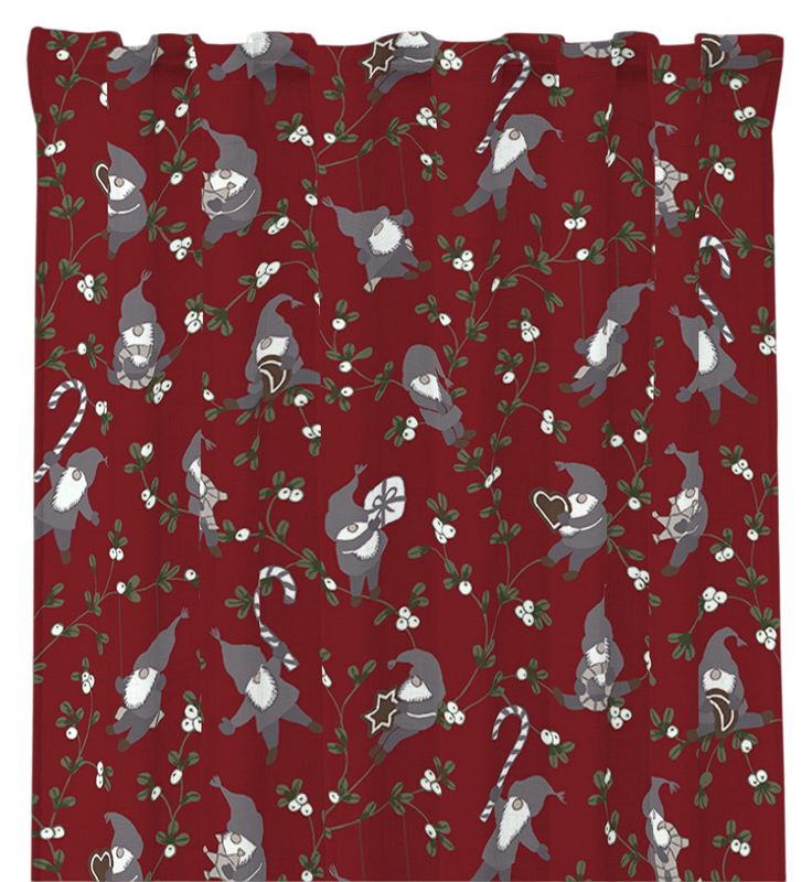 Redlunds Tomtenissar Multilängd Röd 120x250 cm