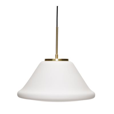 Hübsch Muse Pendellampa Triangulär Vit ø40xh38cm, E27