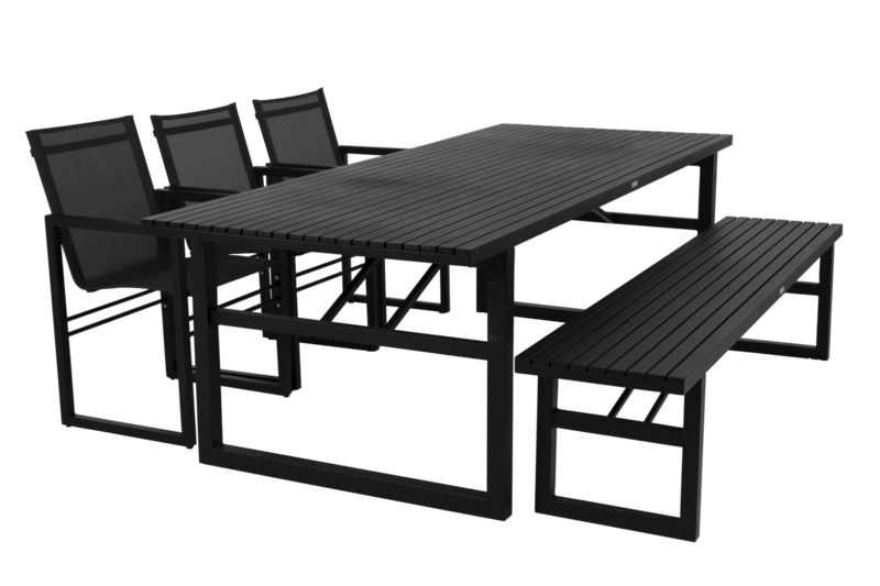 Brafab Vevi Matbord 95x230 cm Svart