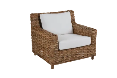 Brafab Rossvik Rottingfåtölj Natur/Vit