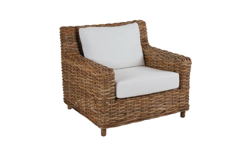 Brafab Rossvik Rottingfåtölj Natur/Vit