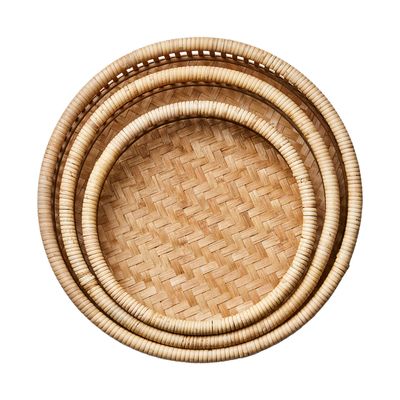 Affari of Sweden SINAN Fat, set om 3, Natur